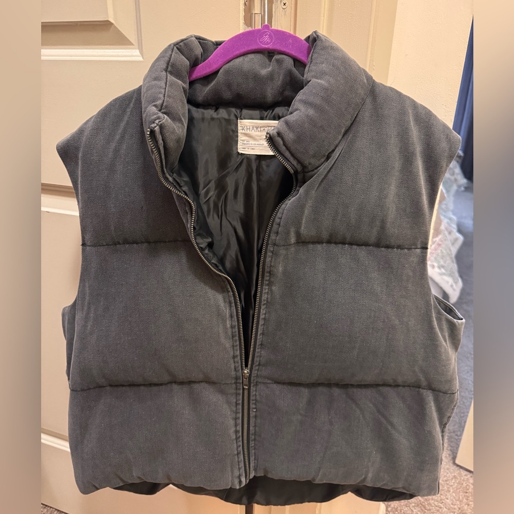 Grey Puffer Jacket - Picture 2 of 2